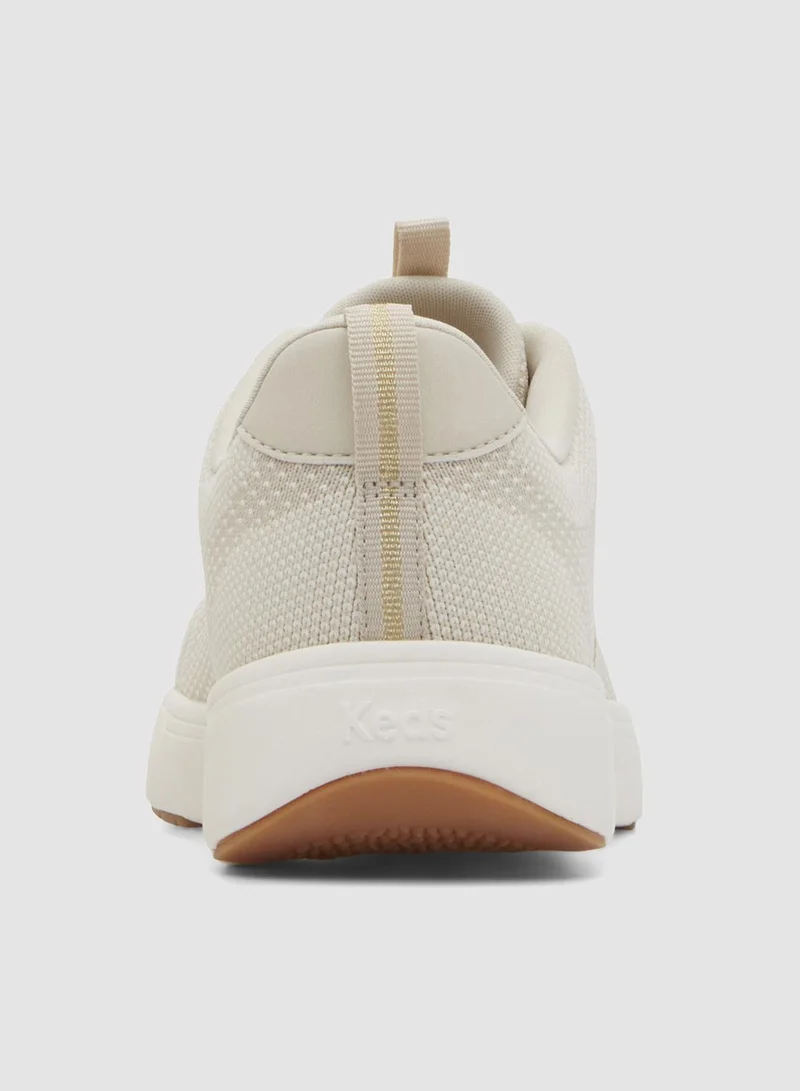 كيدز كيدز سنيكرز نسائي بلون كريمي برباط